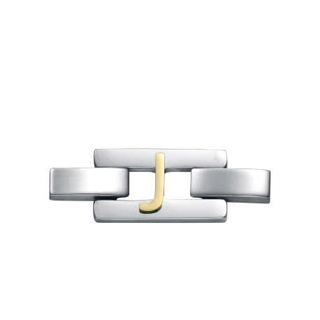 MOTIVO LETRA J ACERO E IP DORADO  SR FASHION                                                        