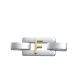 MOTIVO LETRA F ACERO E IP DORADO  SR FASHION                                                        