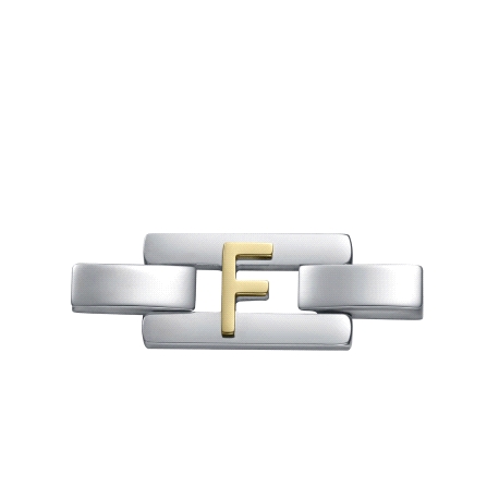 MOTIVO LETRA F ACERO E IP DORADO  SR FASHION                                                        