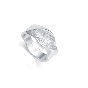 ANILLO ACERO CHAPADO PLATA SRA FASHION                                                              