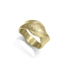 ANILLO VICEROY ACERO IP DORADO LISO/ TEXTURA SRA FSN                                                