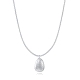 COLLAR VICEROY ACERO CHAPADO PLATA TEXTURA SRA FASHION                                              