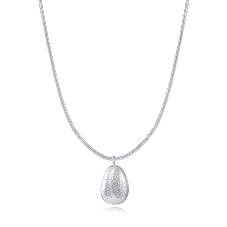 COLLAR VICEROY ACERO CHAPADO PLATA TEXTURA SRA FASHION                                              