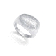 ANILLO VICEROY ACERO CHAPADO PLATA TEXTURA SRA FASHION                                              