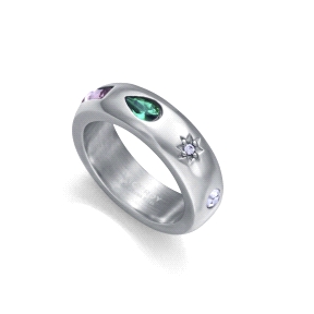 ANILLO VICEROY ACERO CIRCONITAS SRA FASHION                                                         