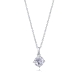 COLLAR VICEROY TOPACIO BLANCO ACERO CHAPADO PLATA PIED NAT SRA FSN                                  